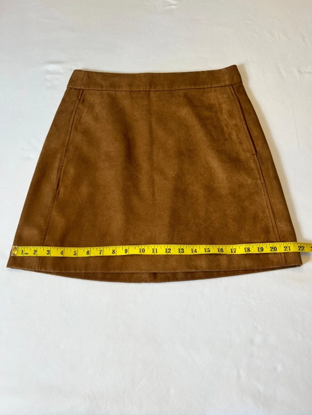 J. Crew faux suede mini skirt